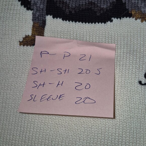 NWT Ralph Lauren Cropped Dachshund Cotton Sweater (XL) - Picture 8 of 9